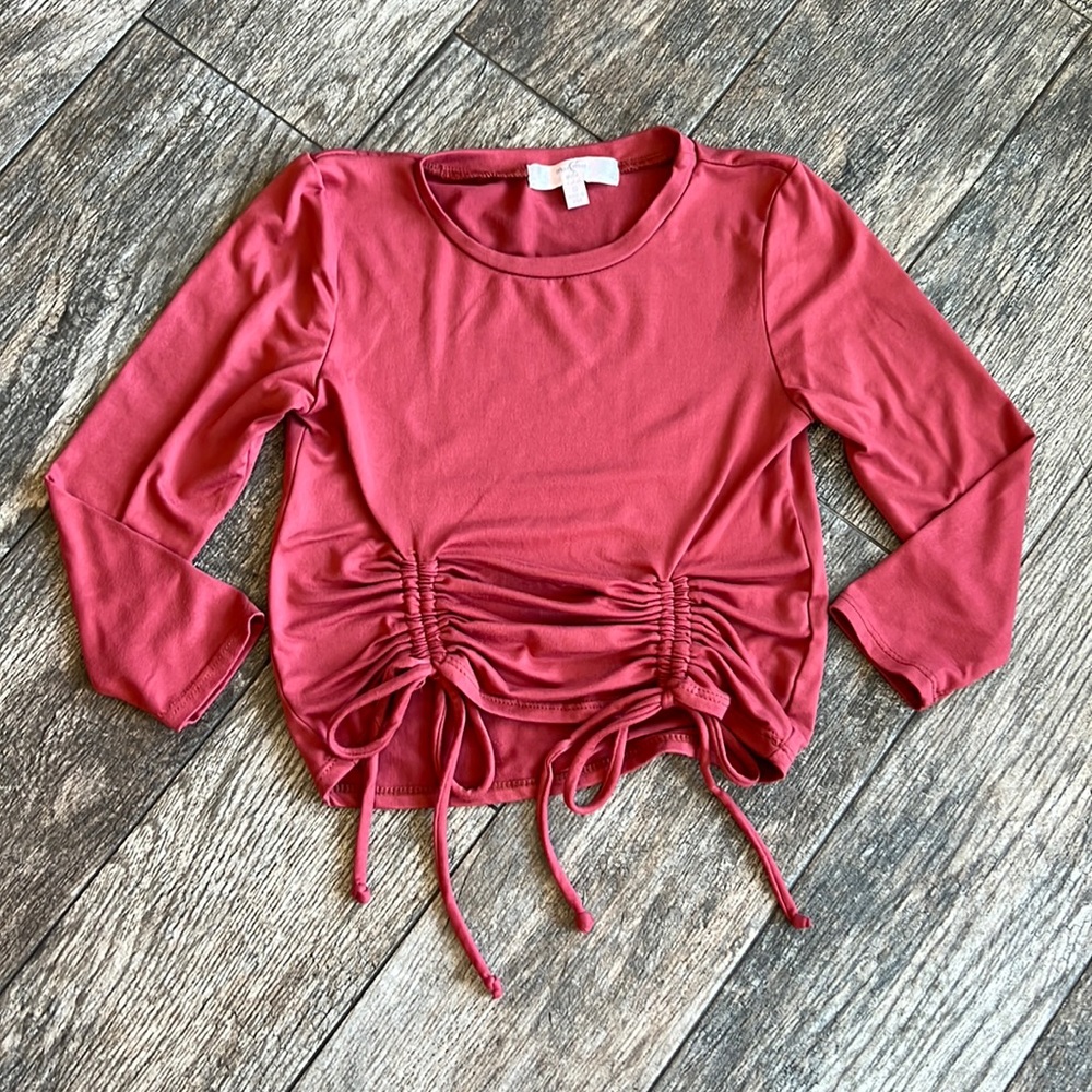 Moa moa cinch front top